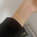 Gold Bracelet Stainless Steel twist Cuban Chain Bracelet for Women Chain Bracelet Jewelry Gifts wholesale dropshipping