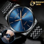 Waterproof Men’s Watch Stainless Steel Quartz Analog Classic Business Wristwatch