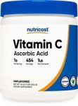 Nutricost Vitamin C Powder (1LB) – Pure Ascorbic Acid