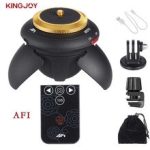 Kingjoy MRP01 360 Timelapse Panning Video Camera Rotator Panorama Electric Tripod Head For Canon Nikon Sony DSLR Mobile Phone