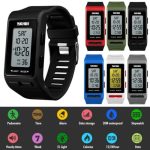 Digital Watch Men’s Women’s Sport Band Wrist LED Waterproof Chronograph Repeater