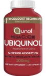 Qunol CoQ10 Mega Ubiquinol Supplement – 120 Softgels