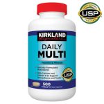 Kirkland Signature Daily Multi Vitamins Minerals Supplement 500 Tablets Ex01/24!