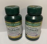 2 LOT Nature’s Bounty Acidophilus Probiotic, Daily Probiotic, 120 Tablets