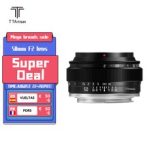 TTArtisan 50mm F2 Prime Lens for Sony E Mount Fujifilm XF Canon M Leica L Nikon Z Panasonic Olympus M43 Camera Lens