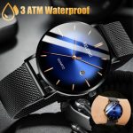 Men’s Watch Relojes De Hombre Stainless Steel Quartz Luxury Classic Sport Wrist