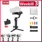 ZHIYUN Weebill 3 Camera Gimbal 3-Axis Handheld Stabilizer with Built-in Mic and Fill Light for Canon/Sony/Panasonic/Nikon VS DJI