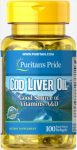 Puritan’s Pride Cod Liver Oil 415 mg – 100 Softgels