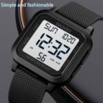 Casual Digital Watch Men’s Women’s Sport Band Wrist LED Waterproof Wristwatch US