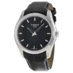 Tissot Couturier Black Dial Black Leather Men’s Analog-Digital Watch