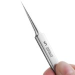 German Ultra-fine No. 5 Cell Pimples Blackhead Clip Tweezers Beauty Salon Special Scraping & Closing Artifact Acne Needle Tool