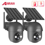 Solar Battery Powered Wifi Outdoor Pan/Tilt Home Security Camera System Wireless