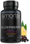 SMARTERVITAMINS – Elderberry Capsules + Vitamin C + Ginger & Zinc Supplement