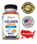 Collagen Vitamin Gummies for Hair, Skin, and Nails, Premium Collagen Supplement