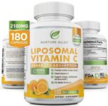 Premium Liposomal Vitamin C 2100mg, 180 Capsules, High Absorption Supplements