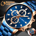 Waterproof Men Watch Classic Stainless Steel Quartz Analog Business Wristwatch