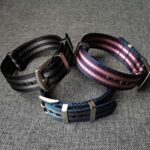 New Design Stripe Watch Strap Advanced Nylon Seatbelt Nato Strap 18mm 20mm 22mm 24mm Watch Band Bracelet for Seiko/Omega/Rolex