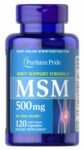 Puritan’s Pride MSM 500 mg – 120 Capsules