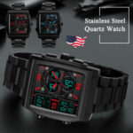 Waterproof Men’s Digital Army Military Sport Watch Quartz Analog Chronograph US