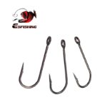 ESFISHING Barb Hook Fishing hook Carbon Steel Single Hooks fishing tackle For Soft Lure Worm Hooks