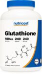 Nutricost Glutathione Capsules 500mg, 240 Capsules – Gluten Free, Non-GMO