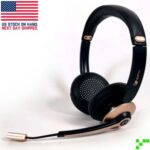 Wireless Bluetooth Trucker Driving Office Headset Noise Cancelling Mic Headphone