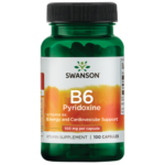 Swanson Vitamin B-6 (Pyridoxine) 100 mg 100 Capsules