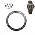 Rolamy Replacement Gray Black Watch Pure Ceramic Bezel Insert For 38mm 116655 Rolex Yacht master Oysterflex Seiko SKX007