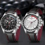 MEGIR Men’s Quartz Stainless Steel Analog Waterproof Sports Military Wrist Watch