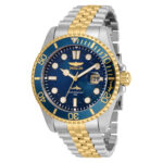 Invicta Men’s Watch Pro Diver Quartz Blue Dial Two Tone Bracelet 30616