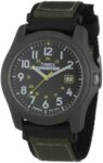 Timex T42571, Men’s “Expedition Camper” Black/Green Nylon Watch, Date, Indiglo