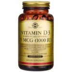 Solgar Vitamin D3 (Cholecalciferol) 1,000 Iu 250 Sgels