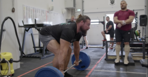 Watch Strongman Martins Licis Train With Deadlifter Rauno Heinla