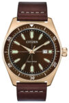 Citizen Eco-Drive Brycen Men’s Brown Leather Date Display 43mm Watch AW1593-06X