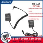 CAMVATE Nikon EN-EL14 (EP-5A) Double Dummy Battery To 2.1mm  DC Cables For Nikon D3100/D3100/D3200/D3300/D3400/D3500/D5100/D5200