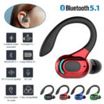 Trucker Wireless Bluetooth 5.1 Earpiece Headset Mic Noise Cancelling Headphone