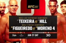 UFC 283 live stream: How to watch Teixeira vs Hill from home