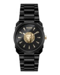 Versus Versace Mens IP Black 40 mm Versus 902 Bracelet Watch VSPZS0221