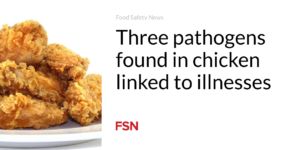 Three pathogens found in chicken linked to illnesses