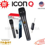 Wireless Microphone Cordless Handheld System with Rechargeable Receiver IQ-316