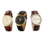 Fashion Luxury Men’s Women’s Quartz Analog Dial Sport Wrist Watch Leather Strap