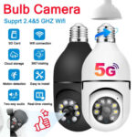 Wireless WiFi Light Bulb Camera Outdoor 360° Panoramic 1080P HD Security Camera