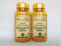 Puritan’s Pride Mega-Potency Vitamin125 mcg D3 5000 IU 100+100 (200 Softgels)