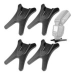 4Pack Flash Stand Bracket Hot Shoe Mount with 1/4″ Thread for Canon Nikon Sigma Olympus Panasonic Pentax Speedlight SLR Cameras