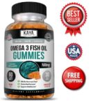 Omega-3 Fish Oil Gummy Vitamin Supplement Healthy Joint & Heart Wellness Gummies