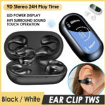 Ear Bone Conduction Earring Type Sports Clip Ear Wireless Bluetooth Earphones