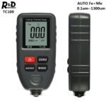 R&D TC100 Coating Thickness Gauge 0.1micron/0-1300 Car Paint Film Thickness Tester Measuring FE/NFE Russian Manual Paint Tool