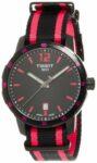 Tissot Quickster Unisex Black and Hot Pink Nylon Watch – T0954103705701 NEW