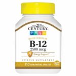 21st Century Vitamin B12 2500 mcg High Potency Tablets 110ct -Exp Date 10-2025