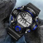 Men’s Sport Digital Wrist LCD Army Watch Quartz Wrist Date Waterproof Military